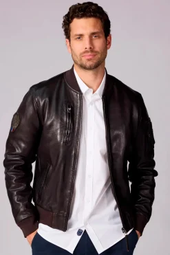 Blouson Homme Patrouille De France Rick Alpha Brown