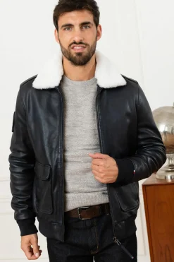 Blouson Homme Patrouille De France Douglas Alpha Navy Blue