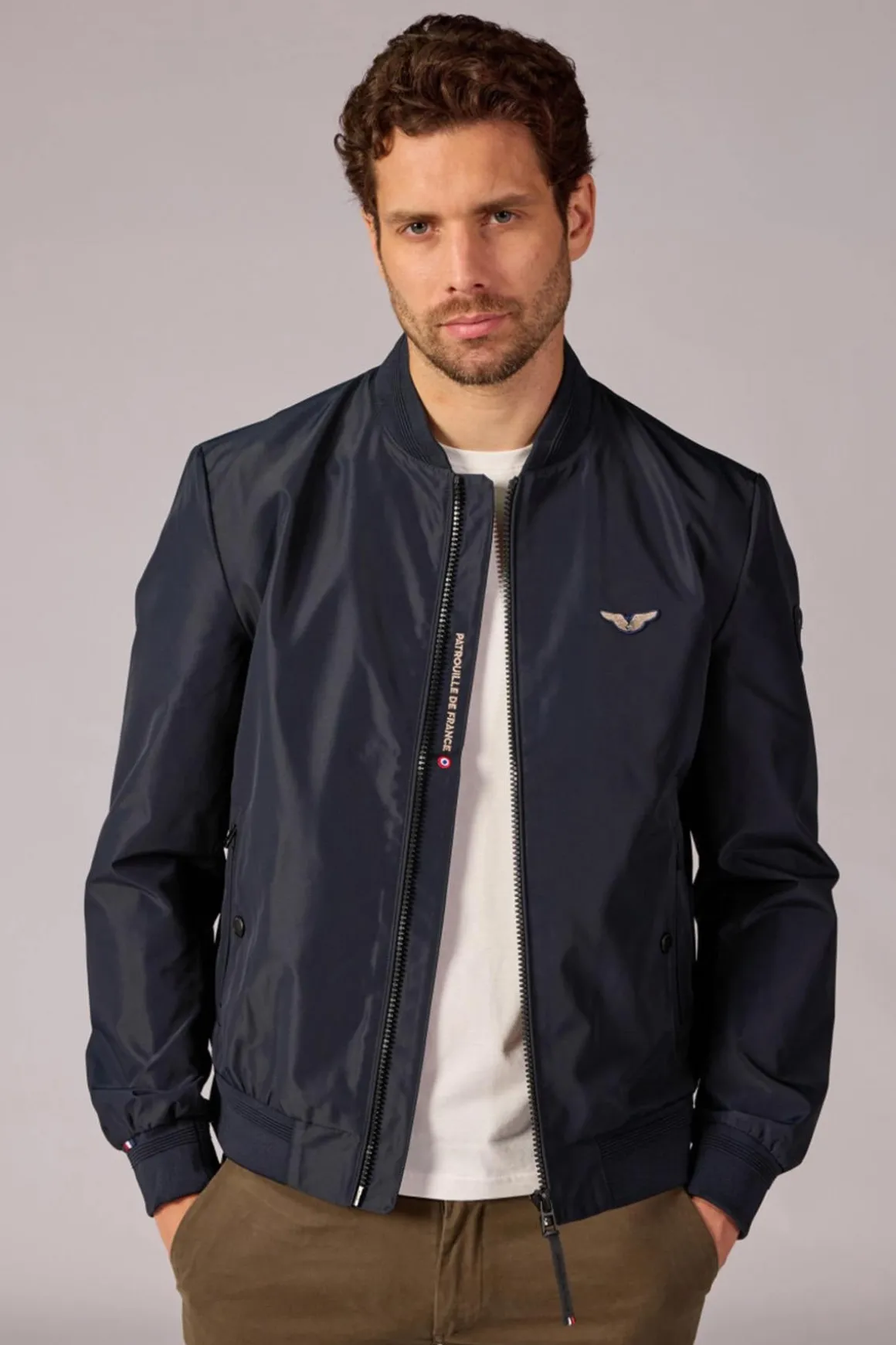 Blouson Homme Patrouille De France Crew Airjet Navy Blue