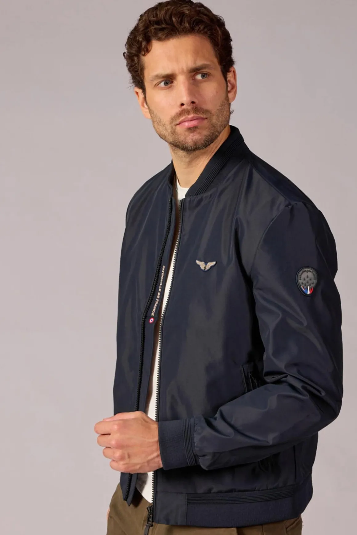 Blouson Homme Patrouille De France Crew Airjet Navy Blue