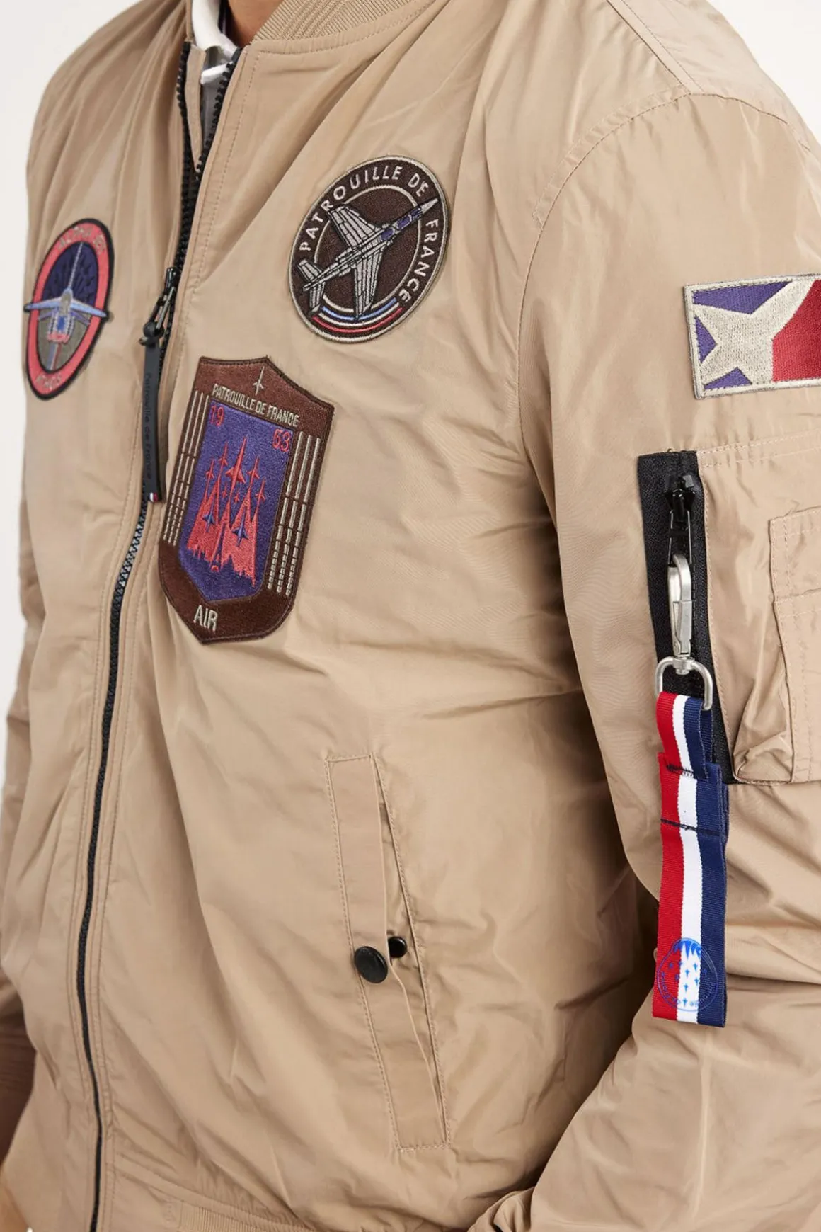 Blouson Homme Patrouille De France Raptor Memory Sand