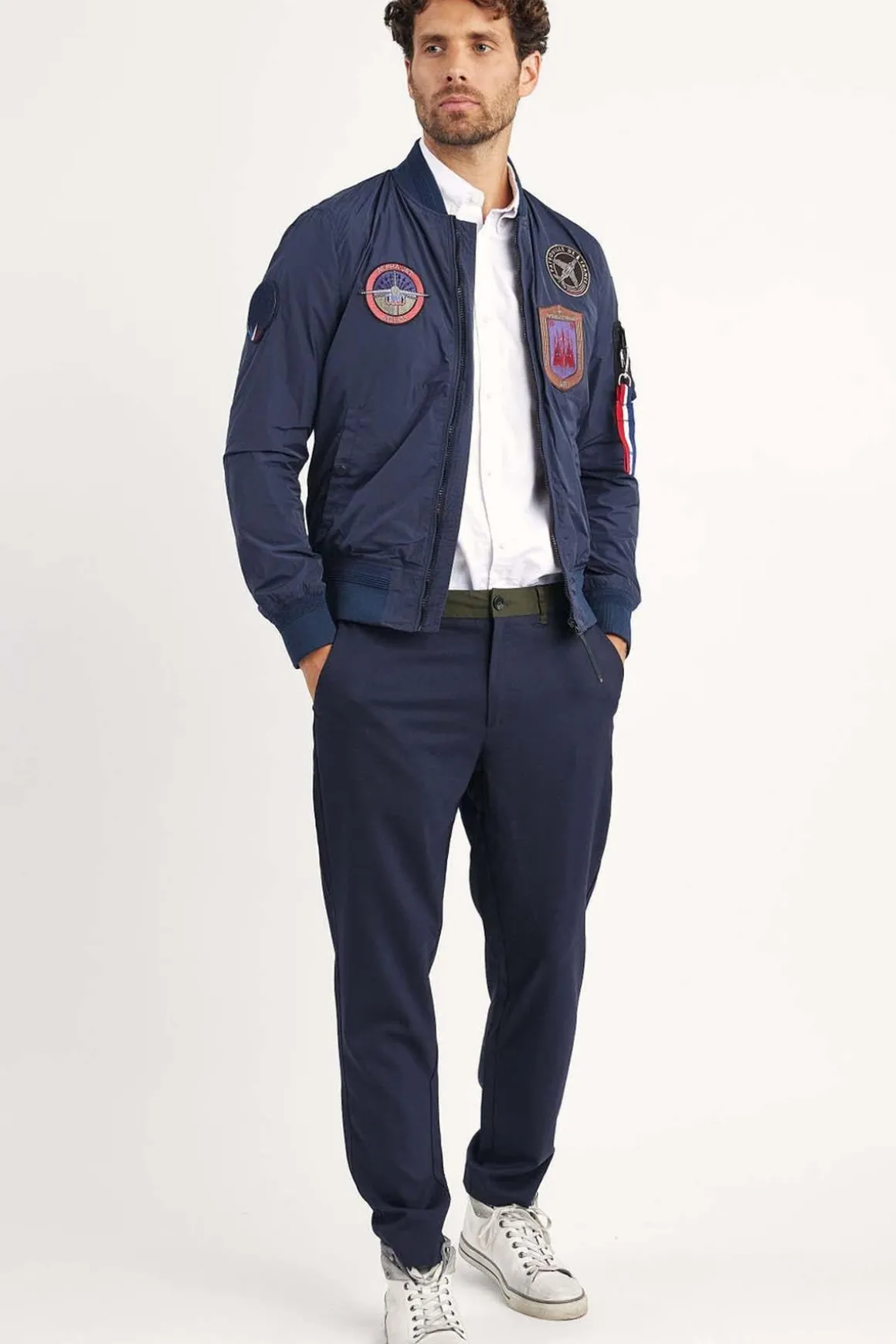 Blouson Homme Patrouille De France Raptor Memory Dark Navy
