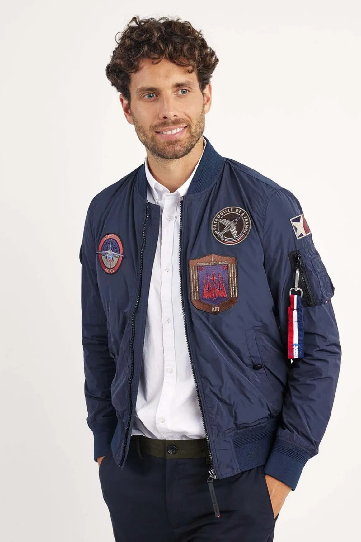 Blouson Homme Patrouille De France Raptor Memory Dark Navy