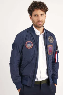 Blouson Homme Patrouille De France Raptor Memory Dark Navy