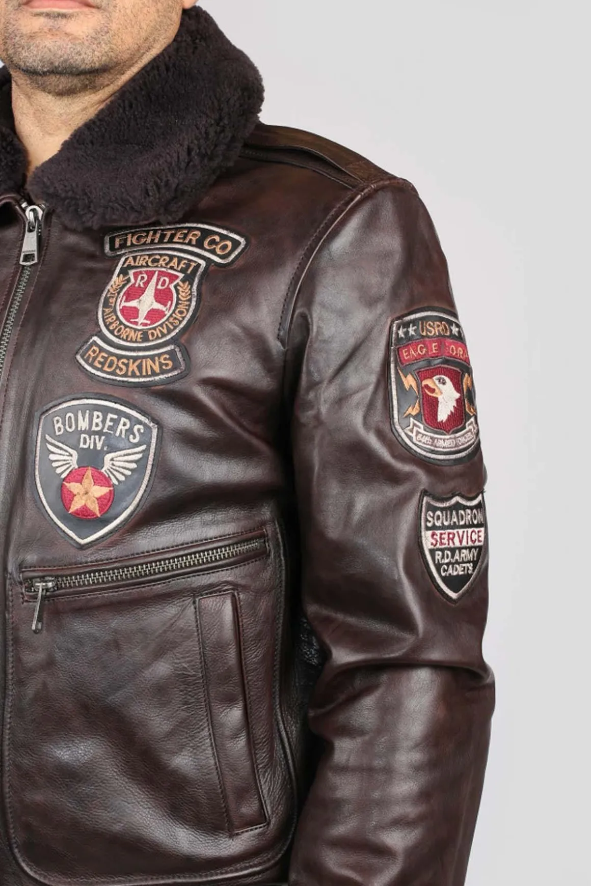 Blouson Homme Redskins Avia Argus Brown