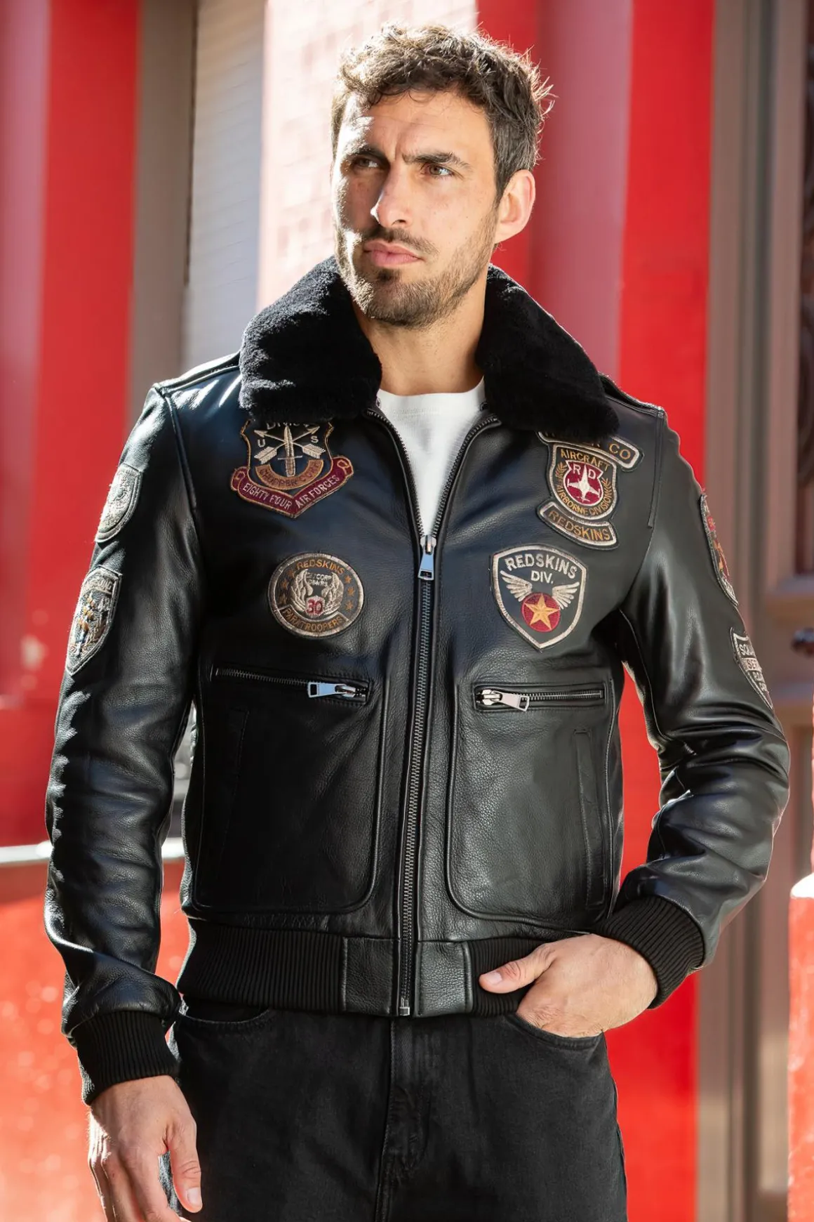 Blouson Homme Redskins Avia Argus Black
