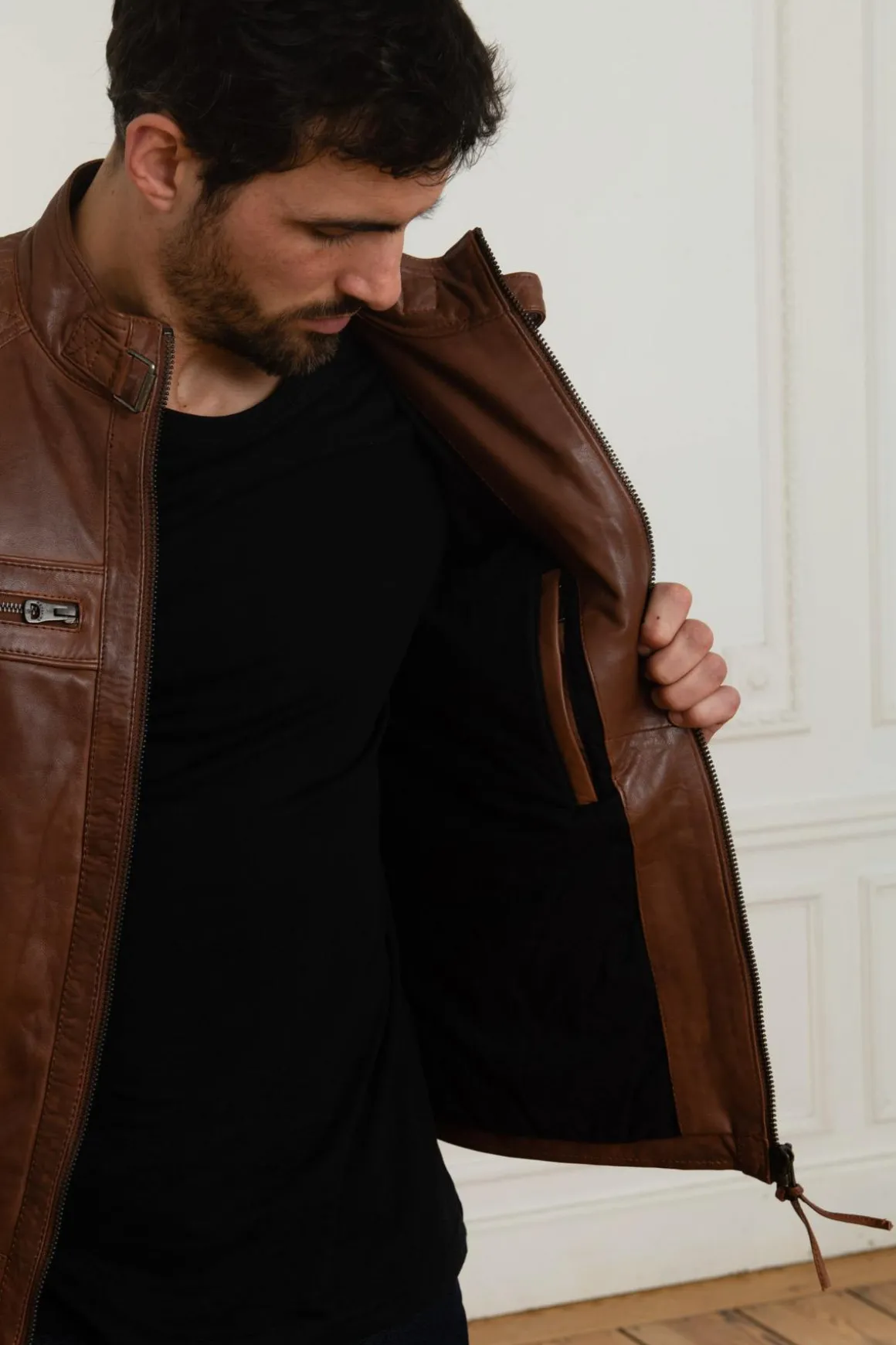 Blouson Homme Redskins Balboa Holster Cognac
