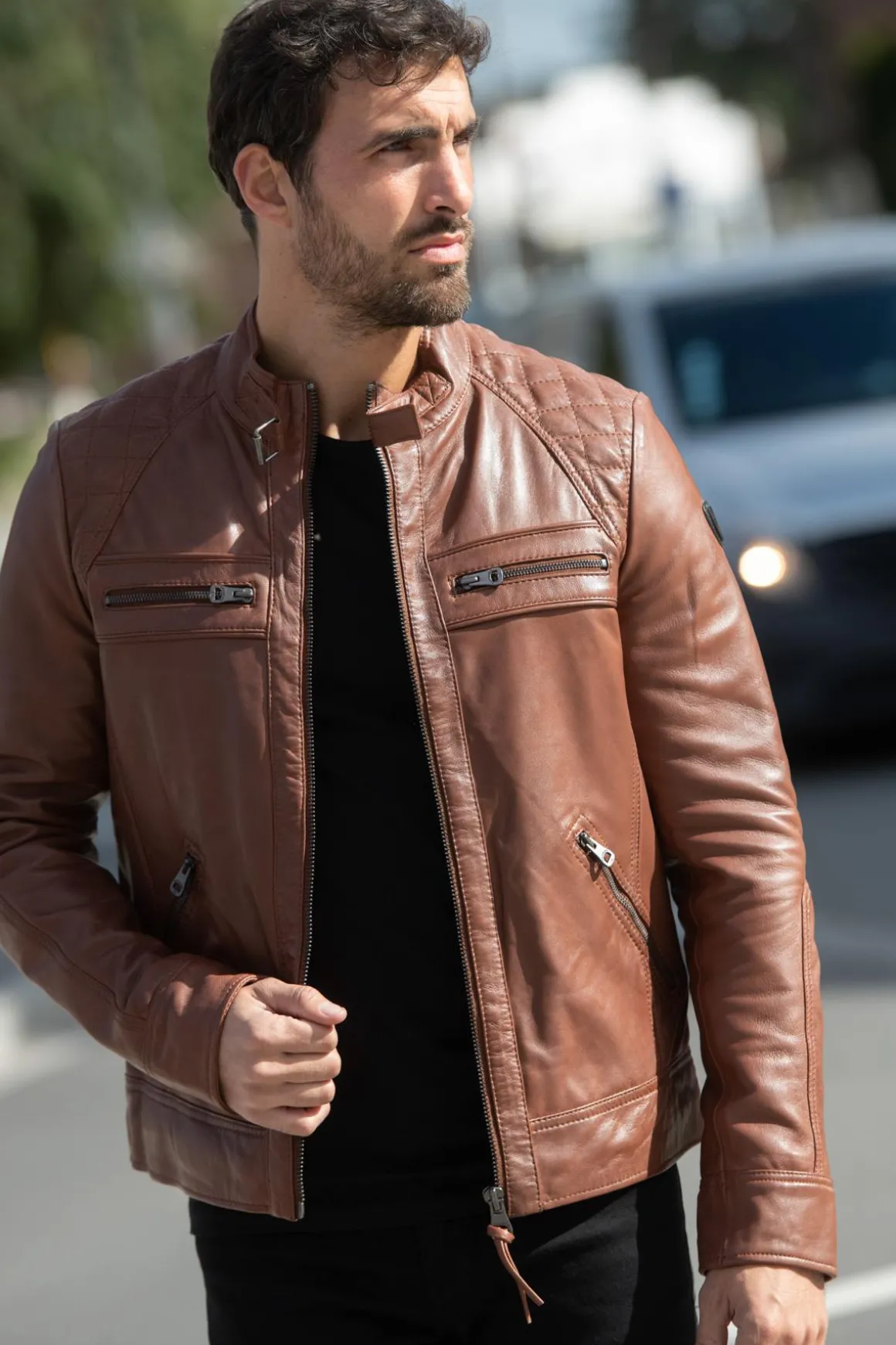 Blouson Homme Redskins Balboa Holster Cognac