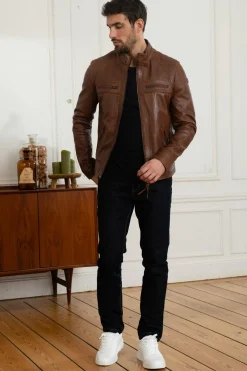 Blouson Homme Redskins Balboa Holster Cognac