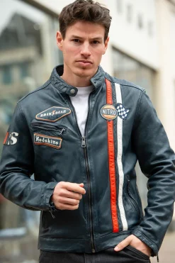 Blouson Homme Redskins Brad Calista Ocean Blue