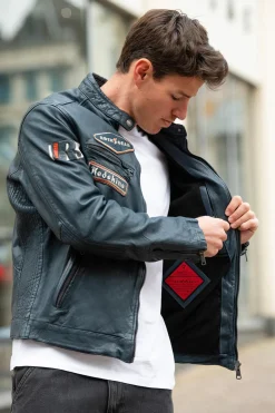 Blouson Homme Redskins Brad Calista Ocean Blue