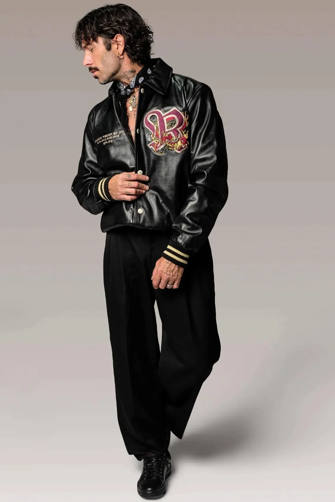 Blouson Homme Redskins Bruce Legend Black