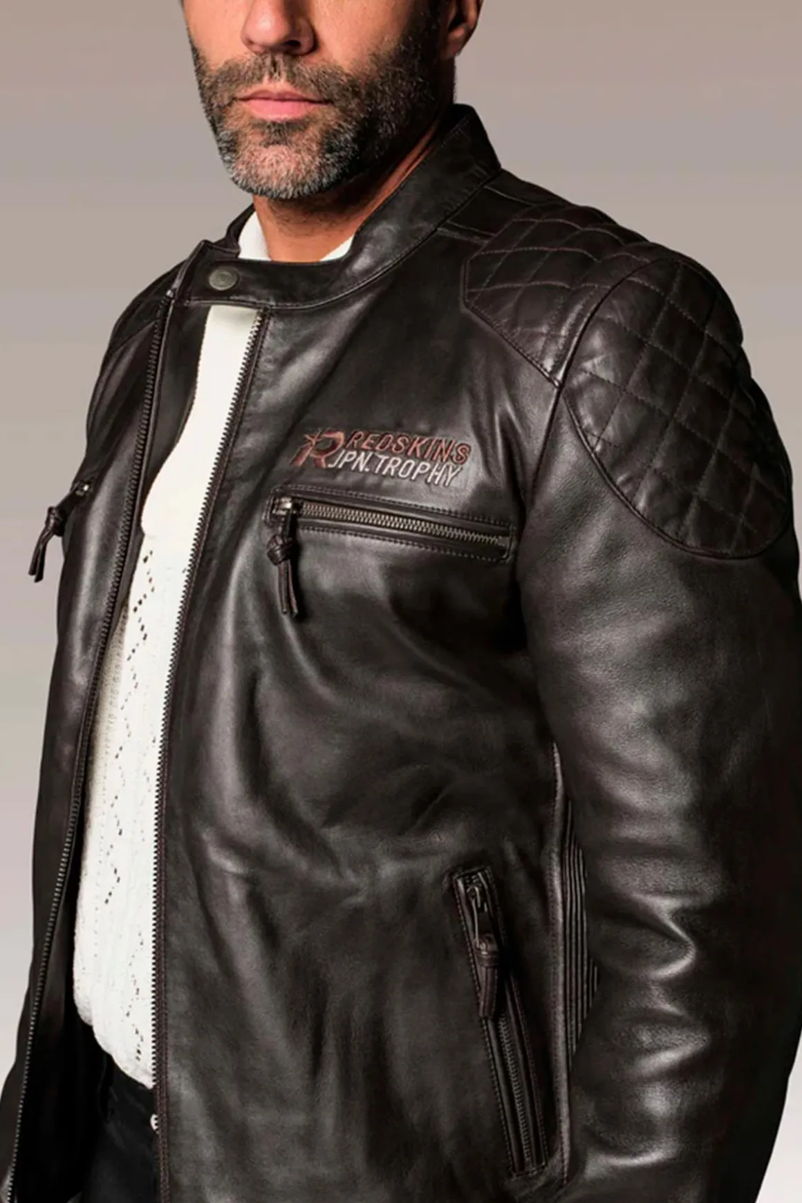 Blouson Homme Redskins Bullit Legend Brown