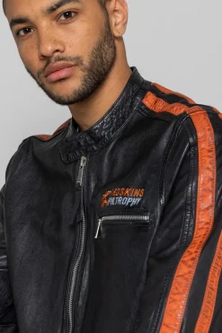 Blouson Homme Redskins Cardiff Calista Black Orange