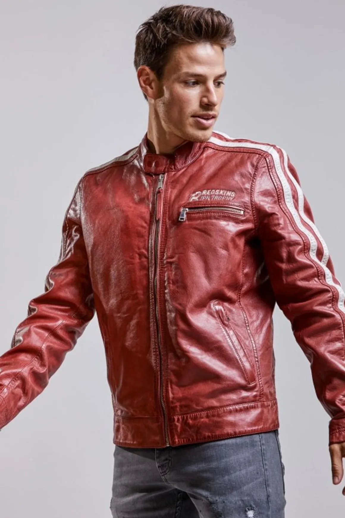 Blouson Homme Redskins Cardiff Calista Red White