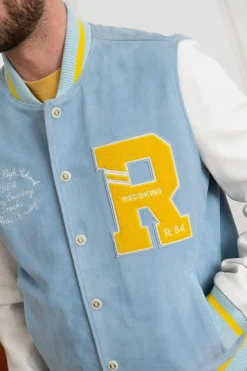 Blouson Homme Redskins Clan Muster Sky Blue / White