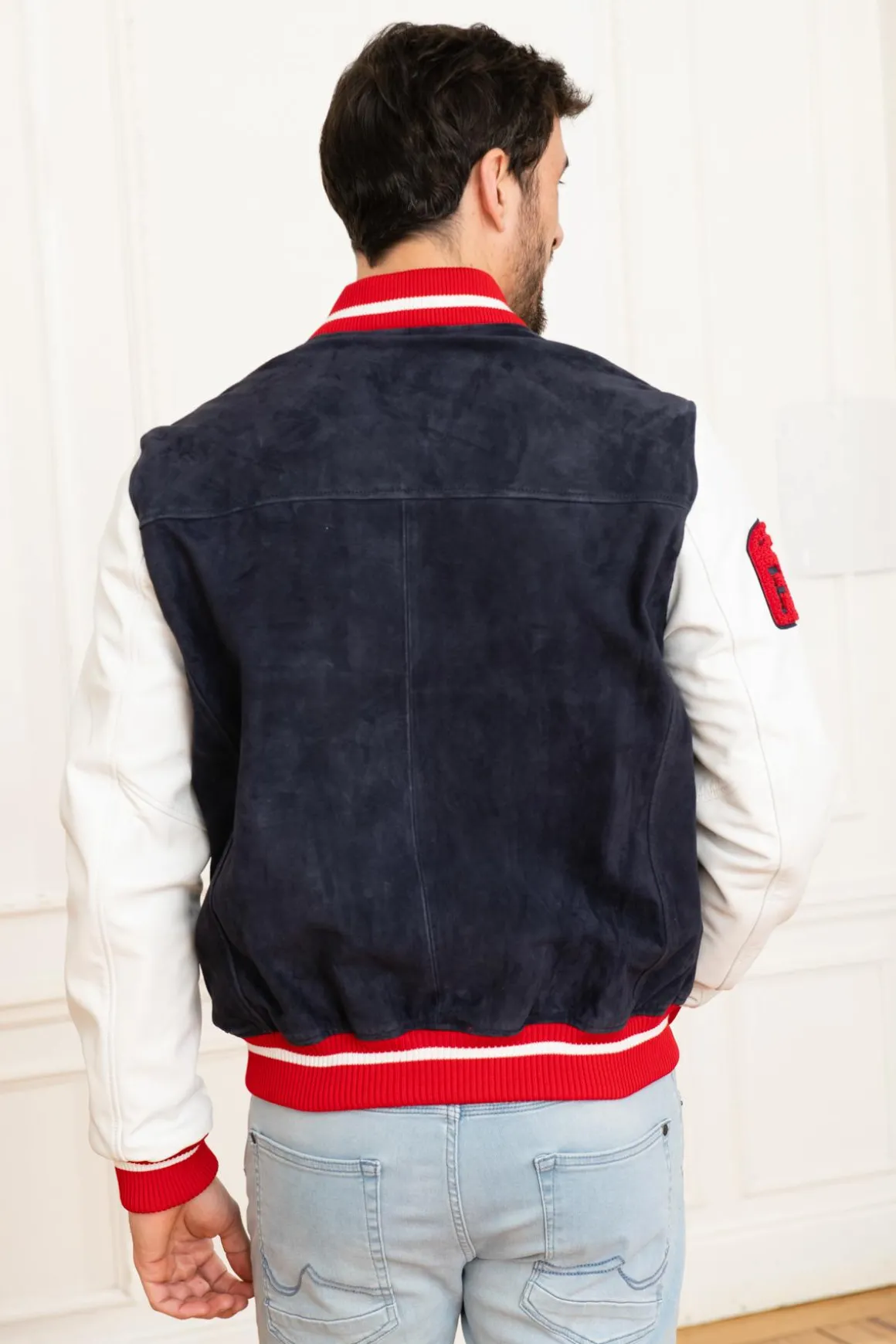 Blouson Homme Redskins Clan Muster Navy White