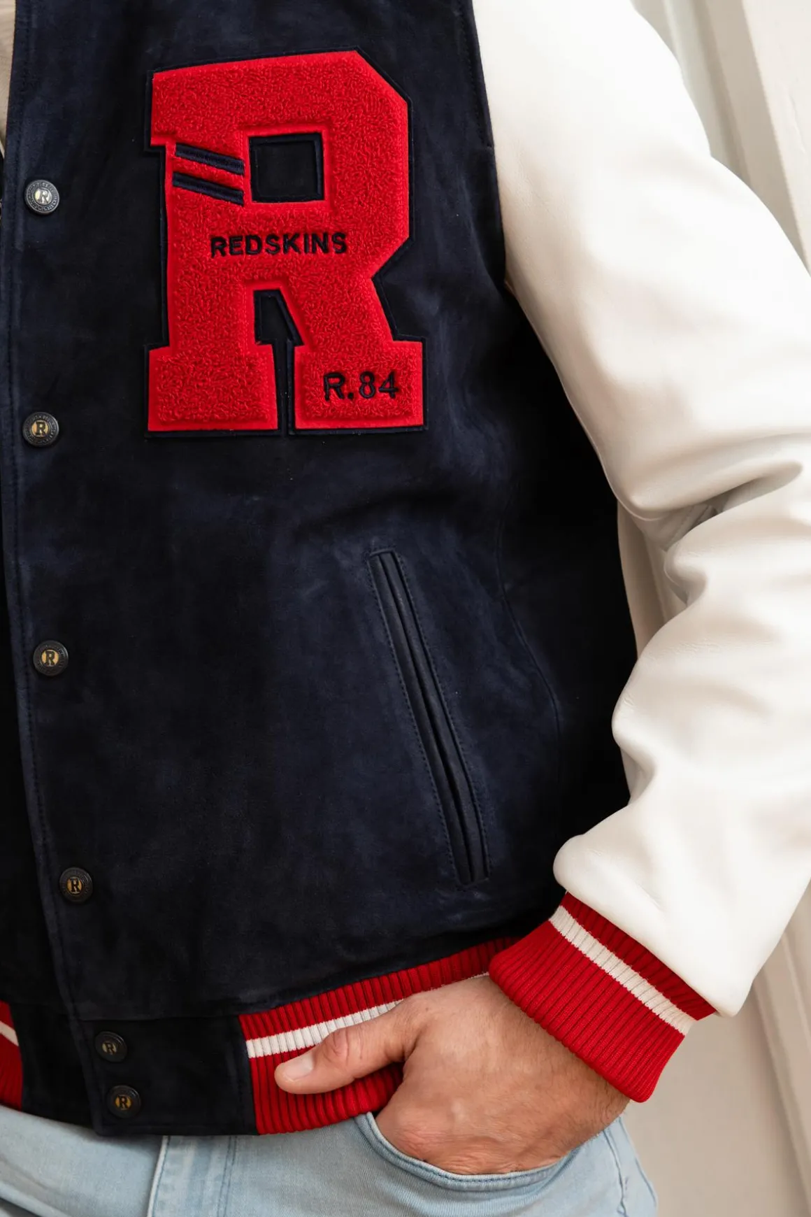 Blouson Homme Redskins Clan Muster Navy White