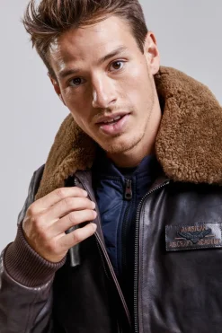 Blouson Homme Redskins Commander Striking Brown