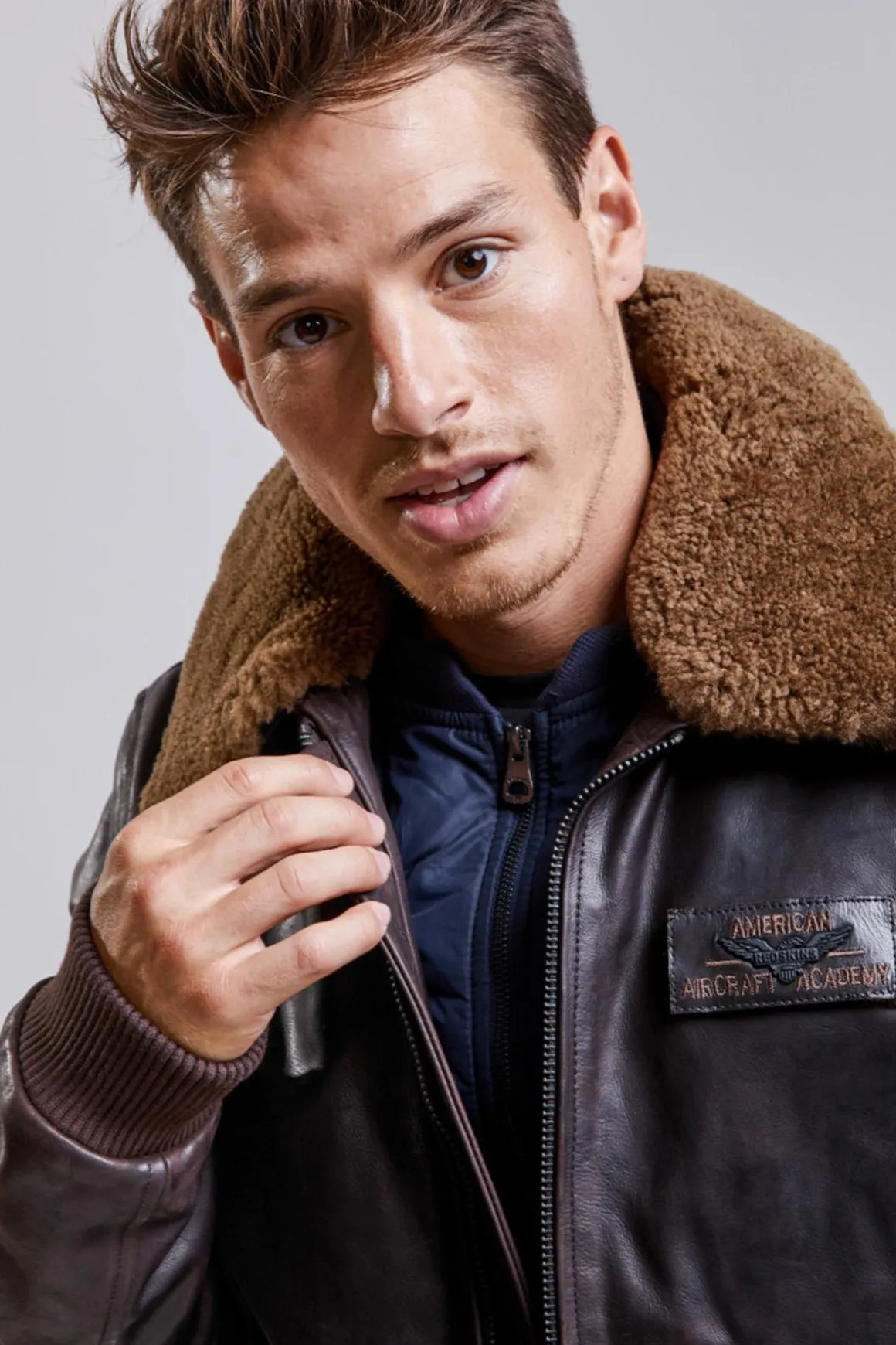 Blouson Homme Redskins Commander Striking Brown