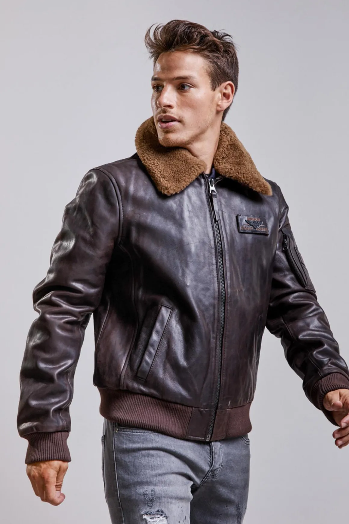 Blouson Homme Redskins Commander Striking Brown