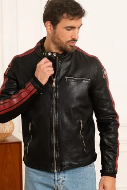 Blouson Homme Redskins Deegan Barcelona Black Red