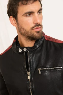 Blouson Homme Redskins Deegan Barcelona Black Red