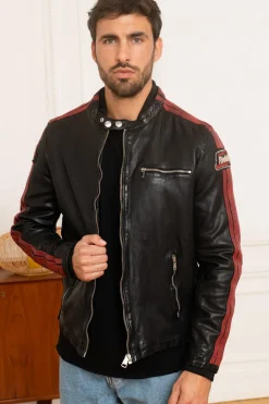 Blouson Homme Redskins Deegan Barcelona Black Red