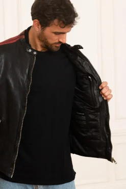 Blouson Homme Redskins Deegan Barcelona Black Red