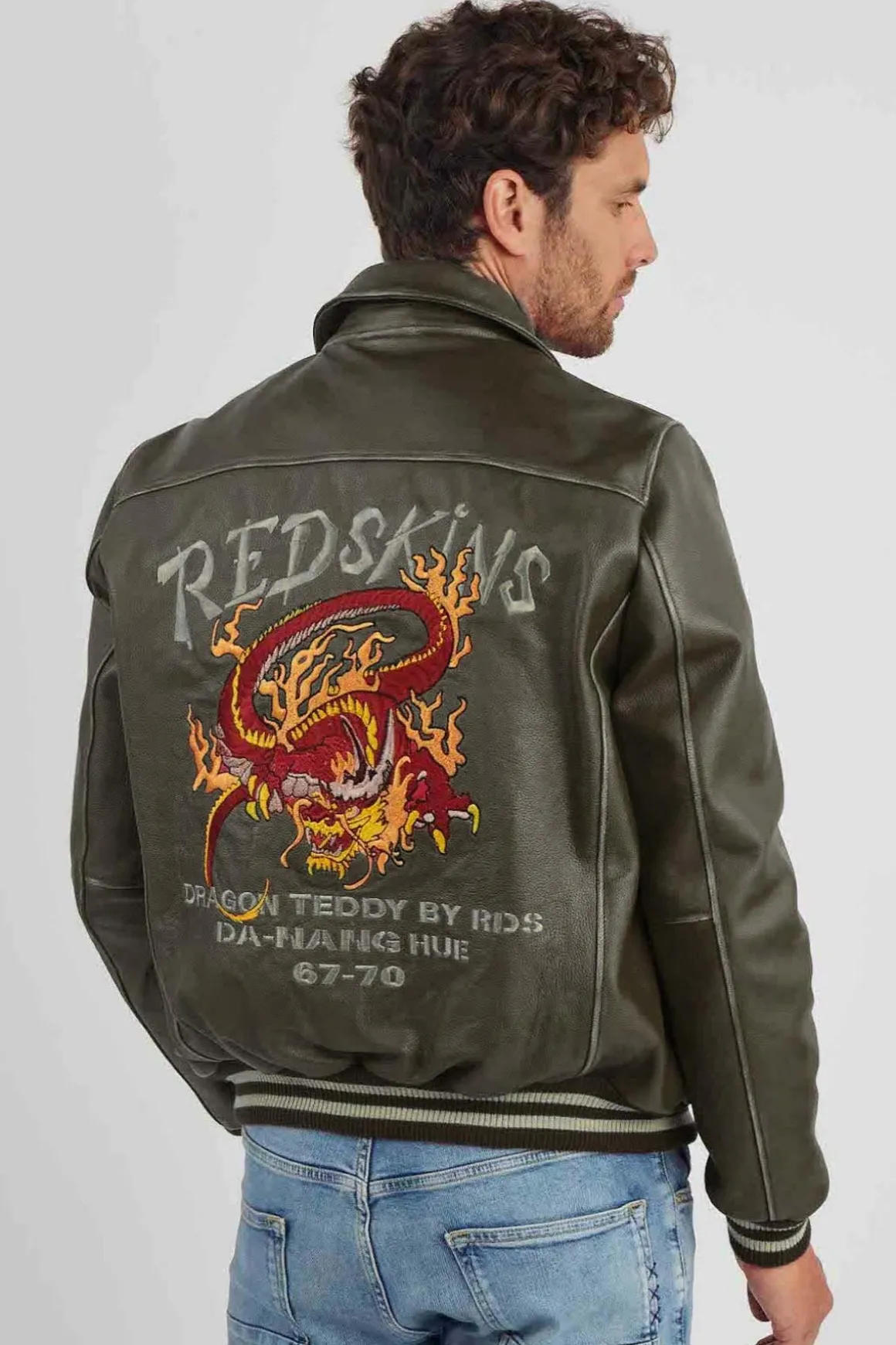 Blouson Homme Redskins Dragon Cohiba Kaki