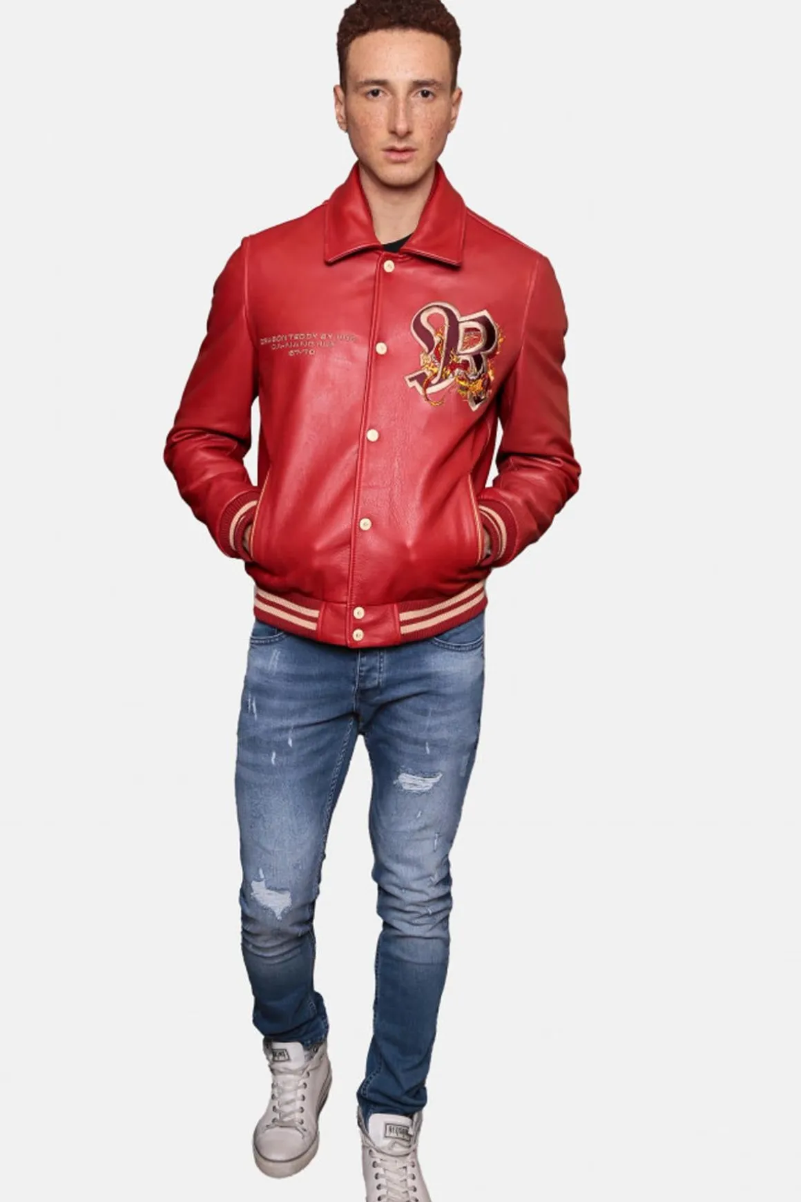 Blouson Homme Redskins Dragon Cohiba Red