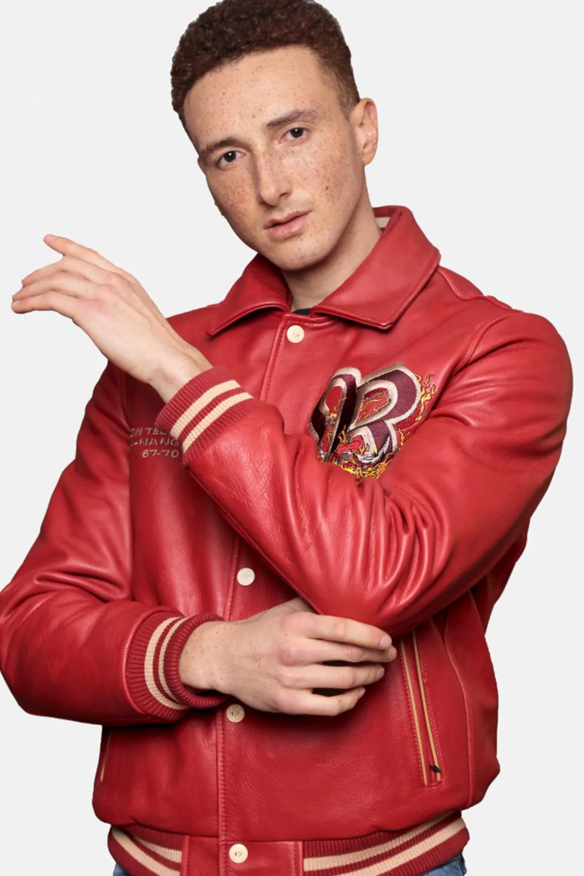 Blouson Homme Redskins Dragon Cohiba Red