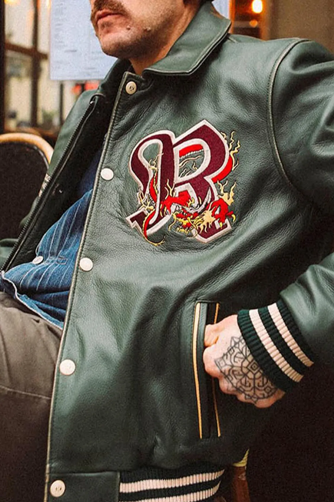 Blouson Homme Redskins Dragon Cohiba Forest Green
