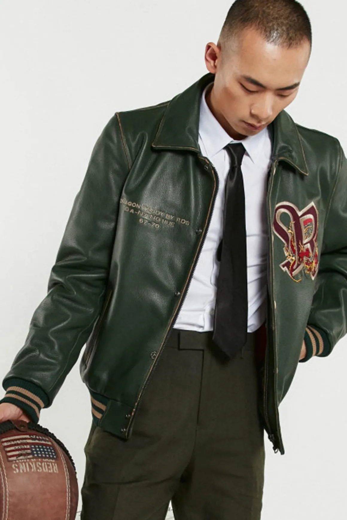 Blouson Homme Redskins Dragon Cohiba Forest Green