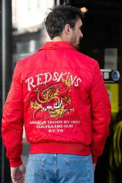 Blouson Homme Redskins Dragon Fighter Red