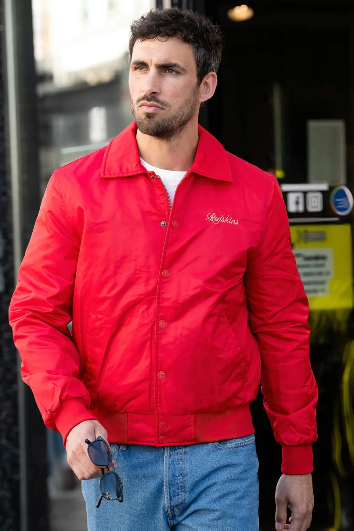 Blouson Homme Redskins Dragon Fighter Red