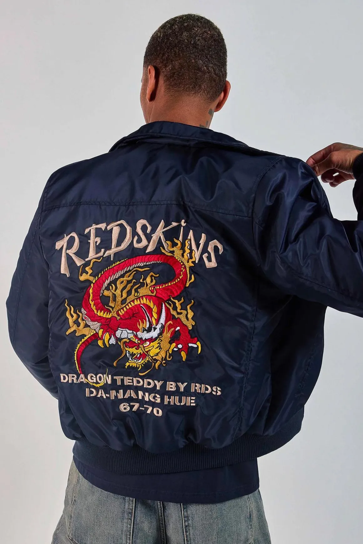 Blouson Homme Redskins Dragon Fighter Navy Blue