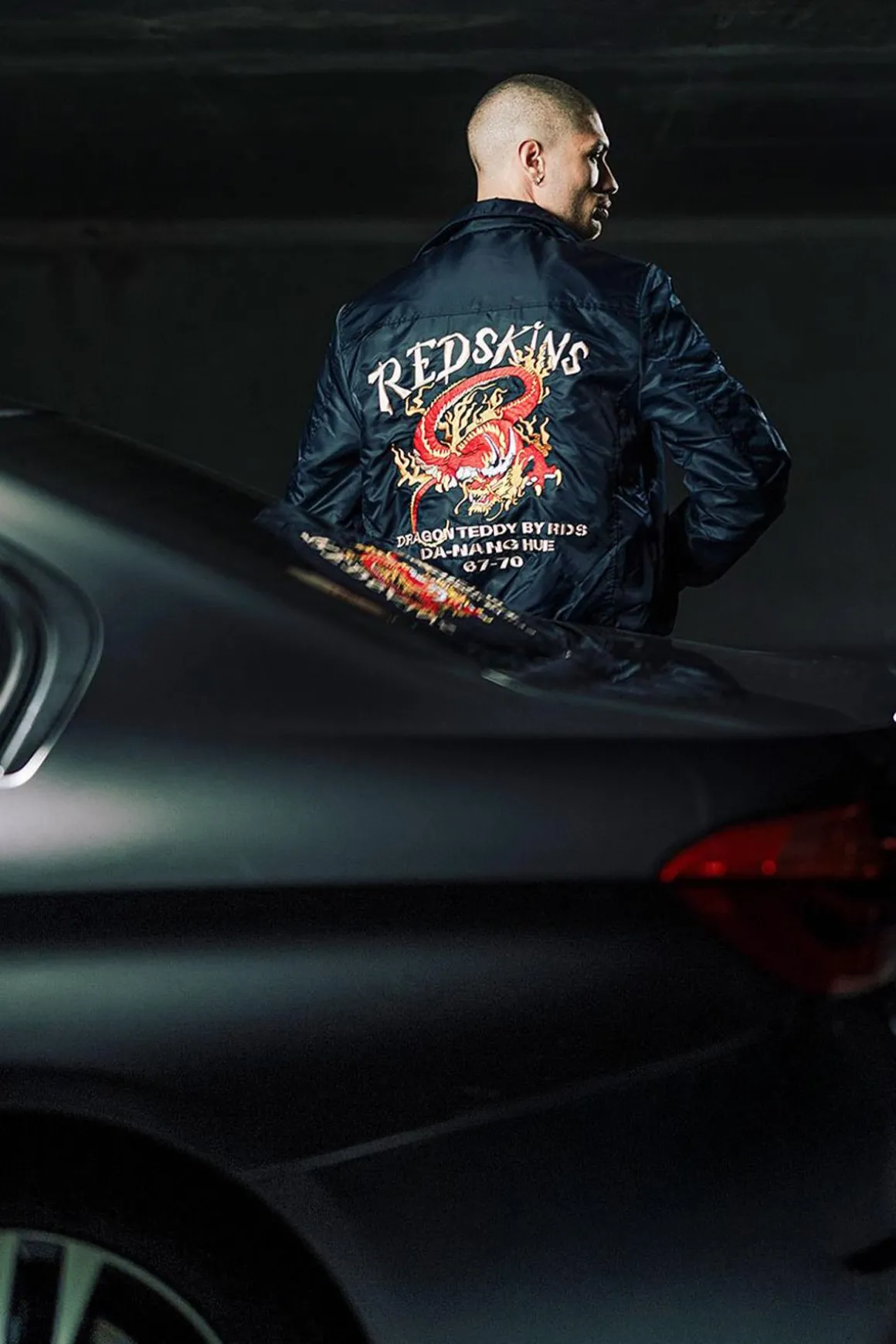 Blouson Homme Redskins Dragon Fighter Navy Blue