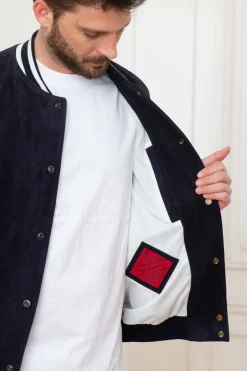 Blouson Homme Redskins Eren Moniter Navy/White