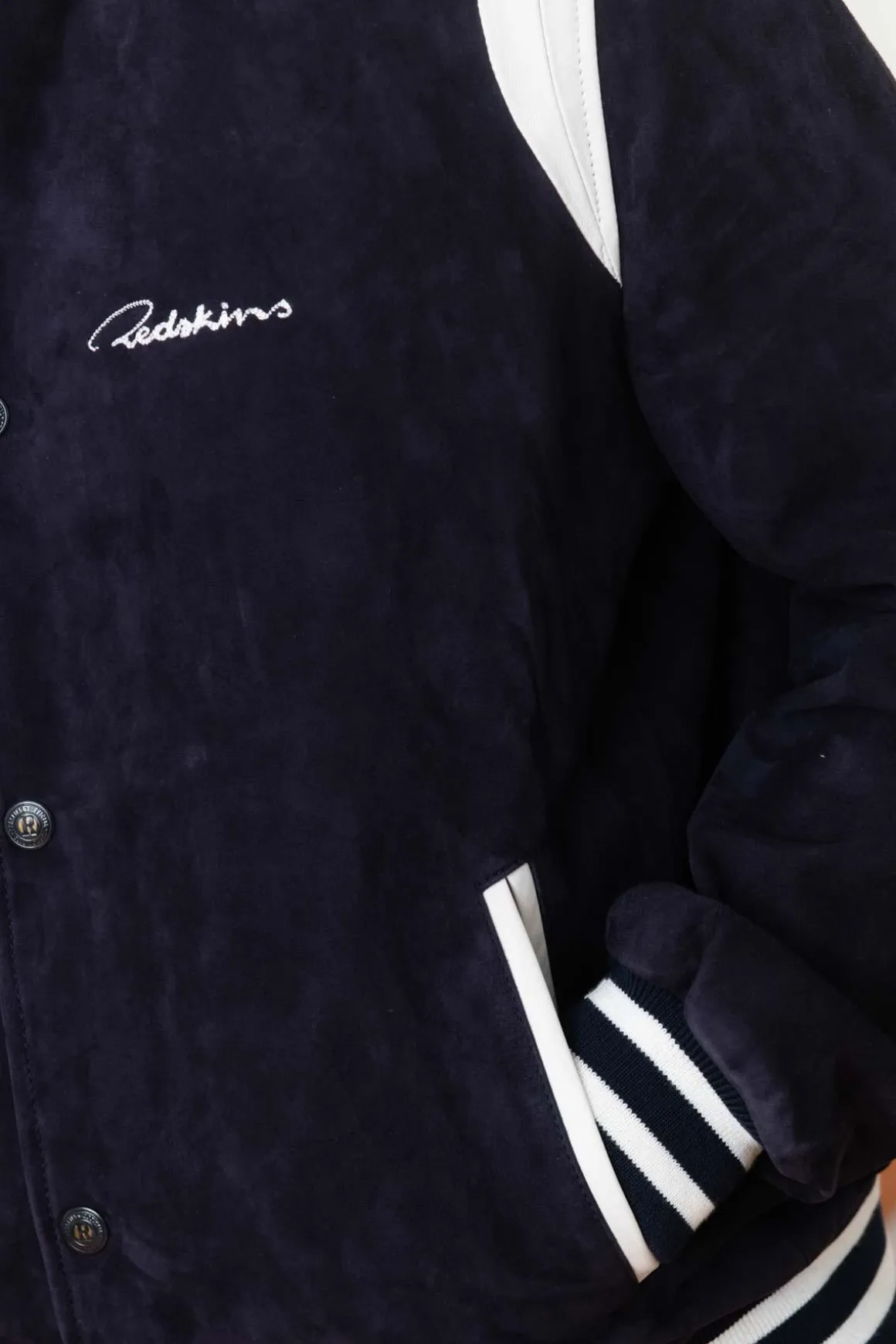 Blouson Homme Redskins Eren Moniter Navy/White