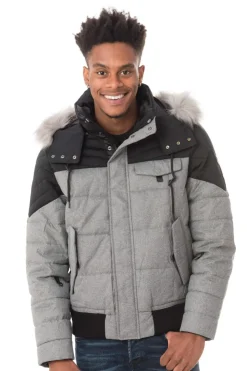 Blouson Homme Redskins Flake Grey/Black