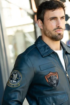 Blouson Homme Redskins Force Unit Ocean Blue