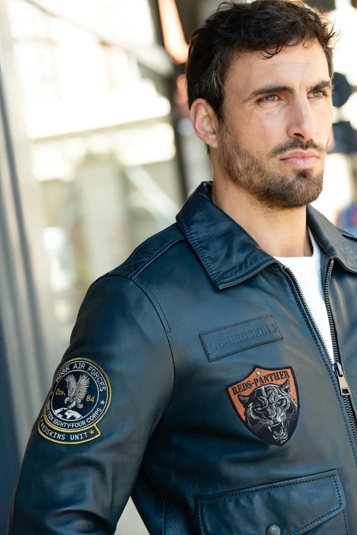 Blouson Homme Redskins Force Unit Ocean Blue
