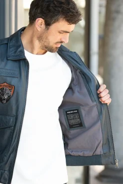 Blouson Homme Redskins Force Unit Ocean Blue