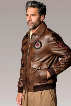Blouson Homme Redskins Force Unit Brown
