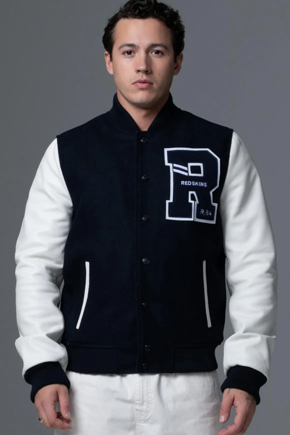 Blouson Homme Redskins Ford Hatch Navy White