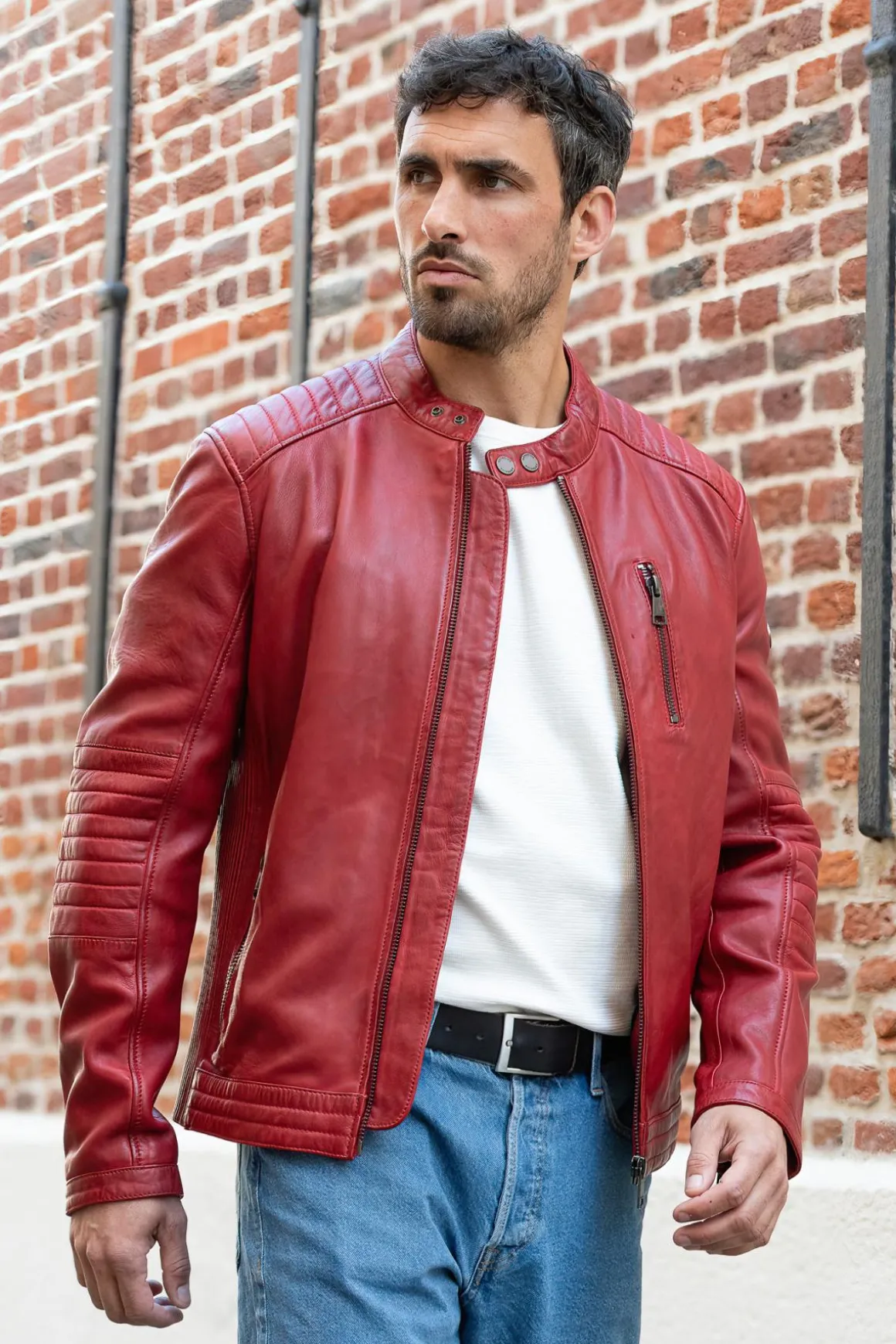 Blouson Homme Redskins Formula Stone Red