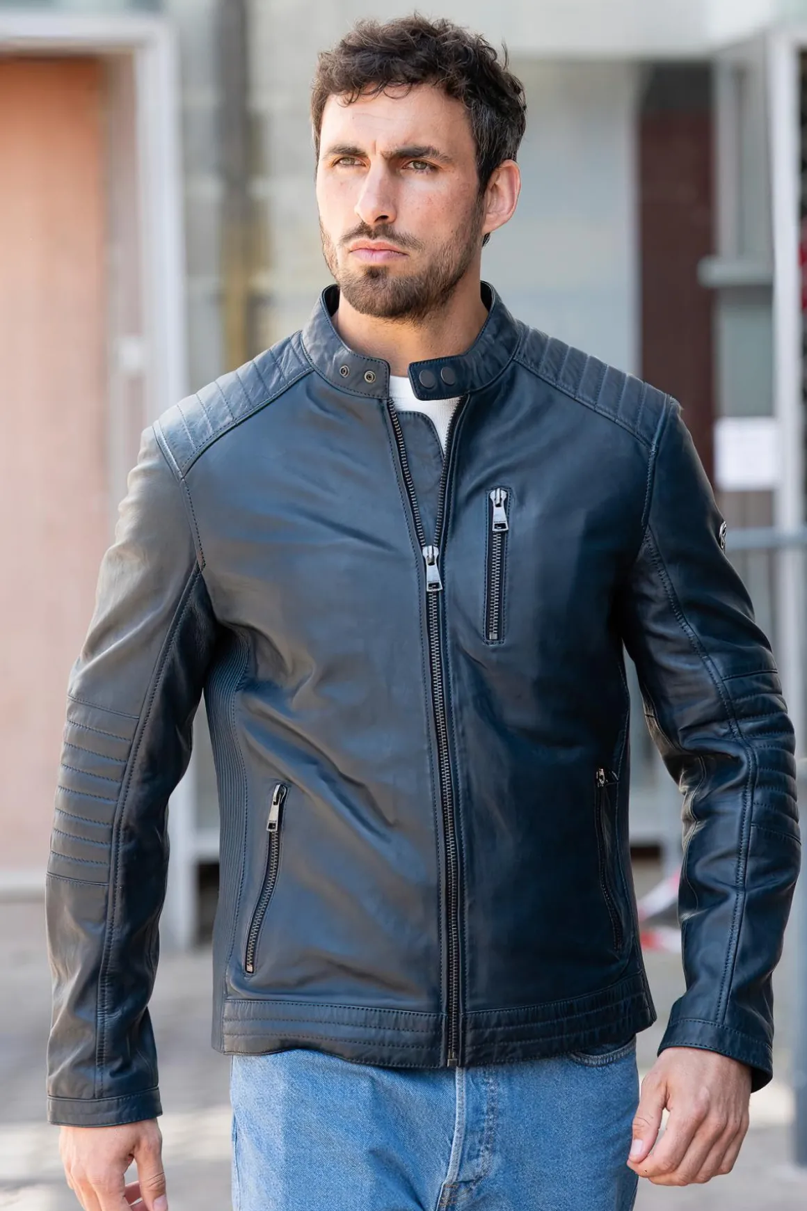 Blouson Homme Redskins Formula Stone Ocean Blue