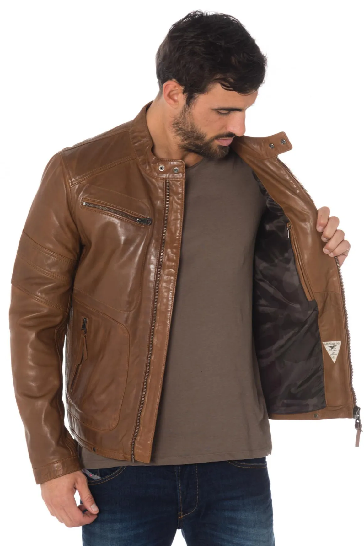 Blouson Homme Redskins Leeron Mojito Cognac