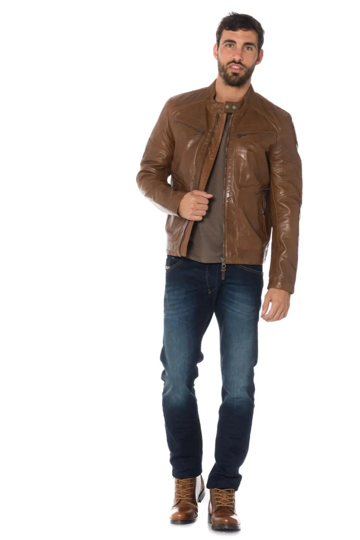 Blouson Homme Redskins Leeron Mojito Cognac
